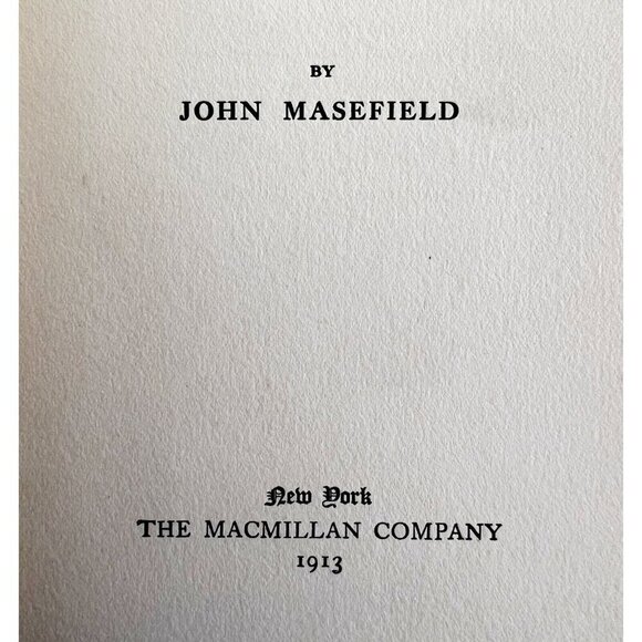 Salt Water Ballads John Masefield 1913 1st Edition Poems Poetry HC Book E65 - Picture 3 of 7